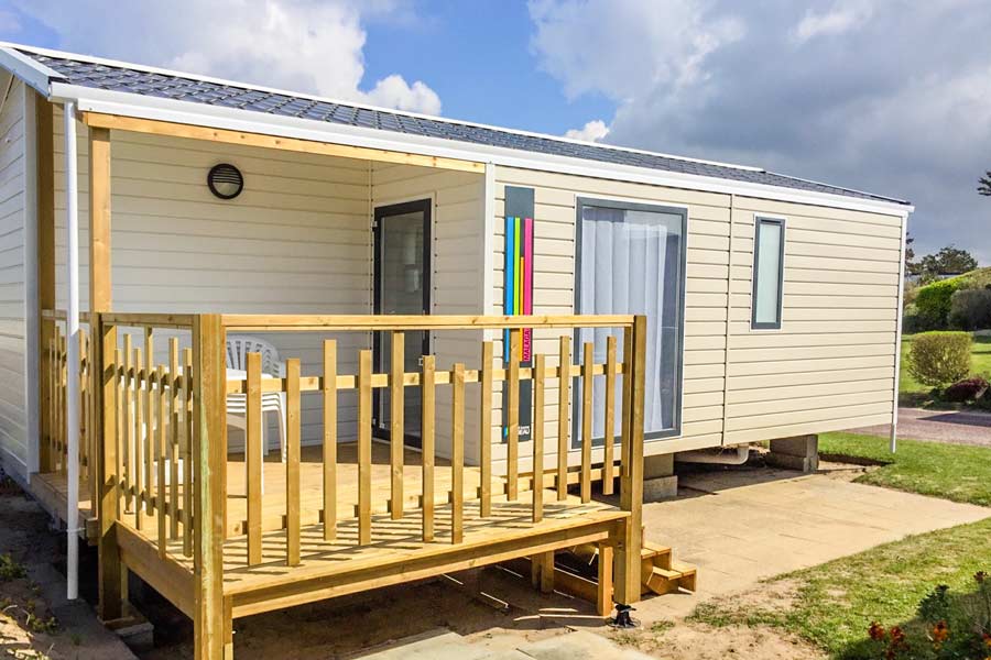 Mobil-home camping Normandie