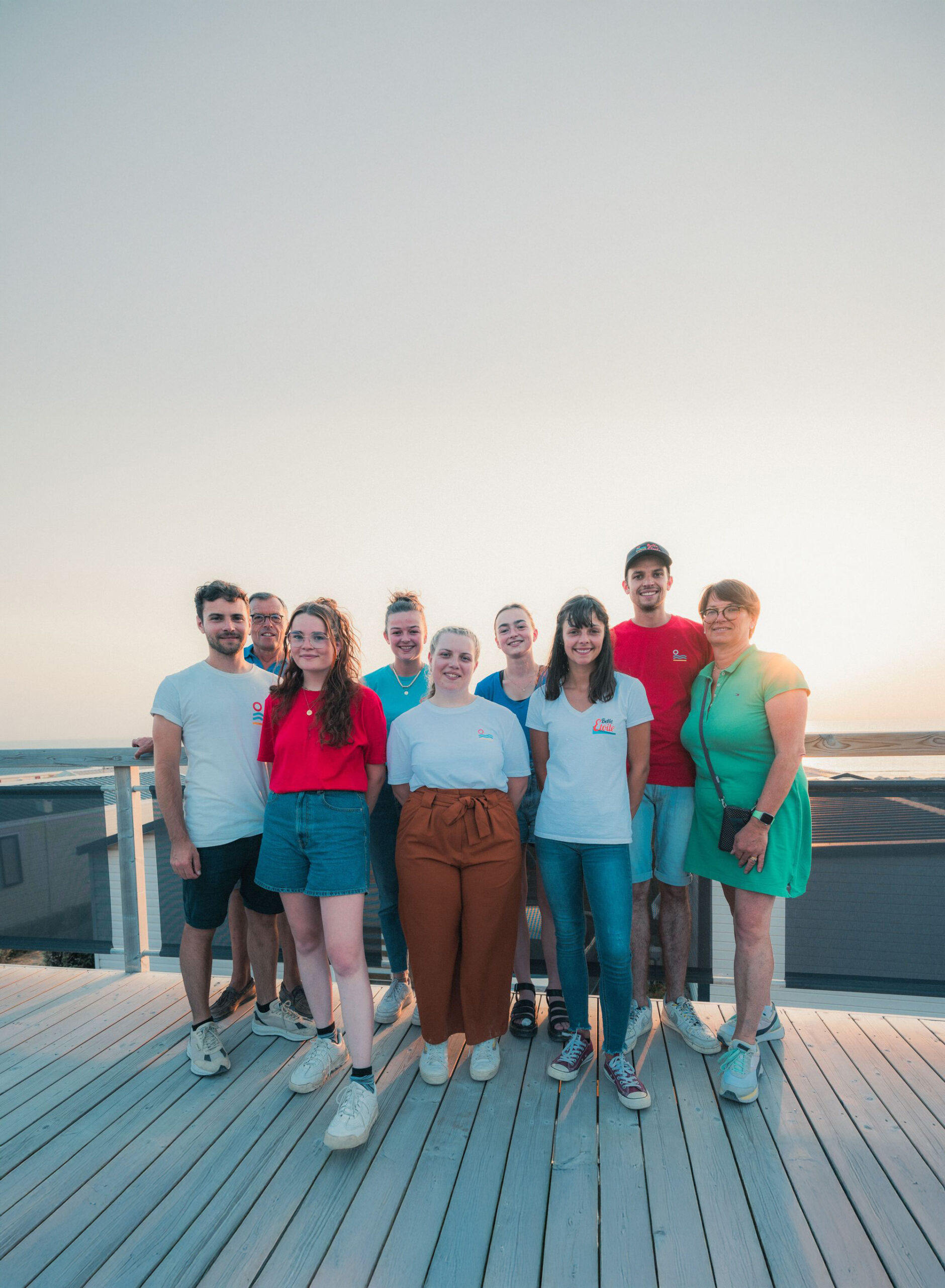 Het team van Camping Belle Étoile