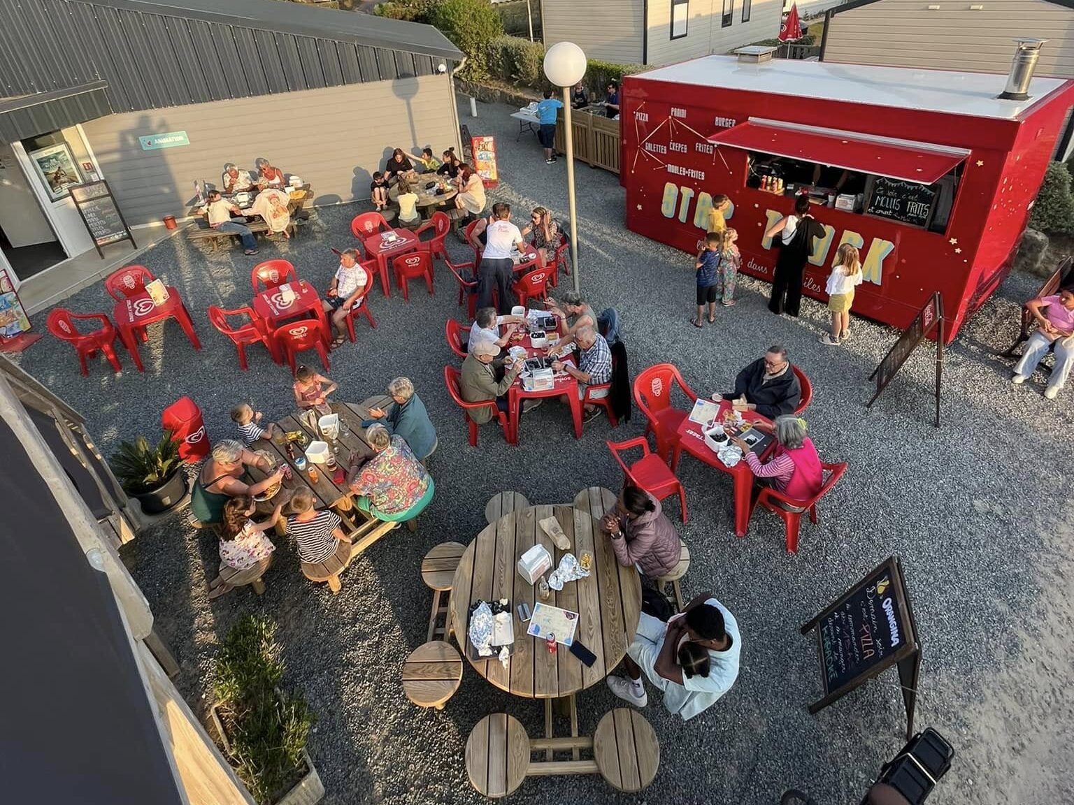 snack bar camping la belle etoile