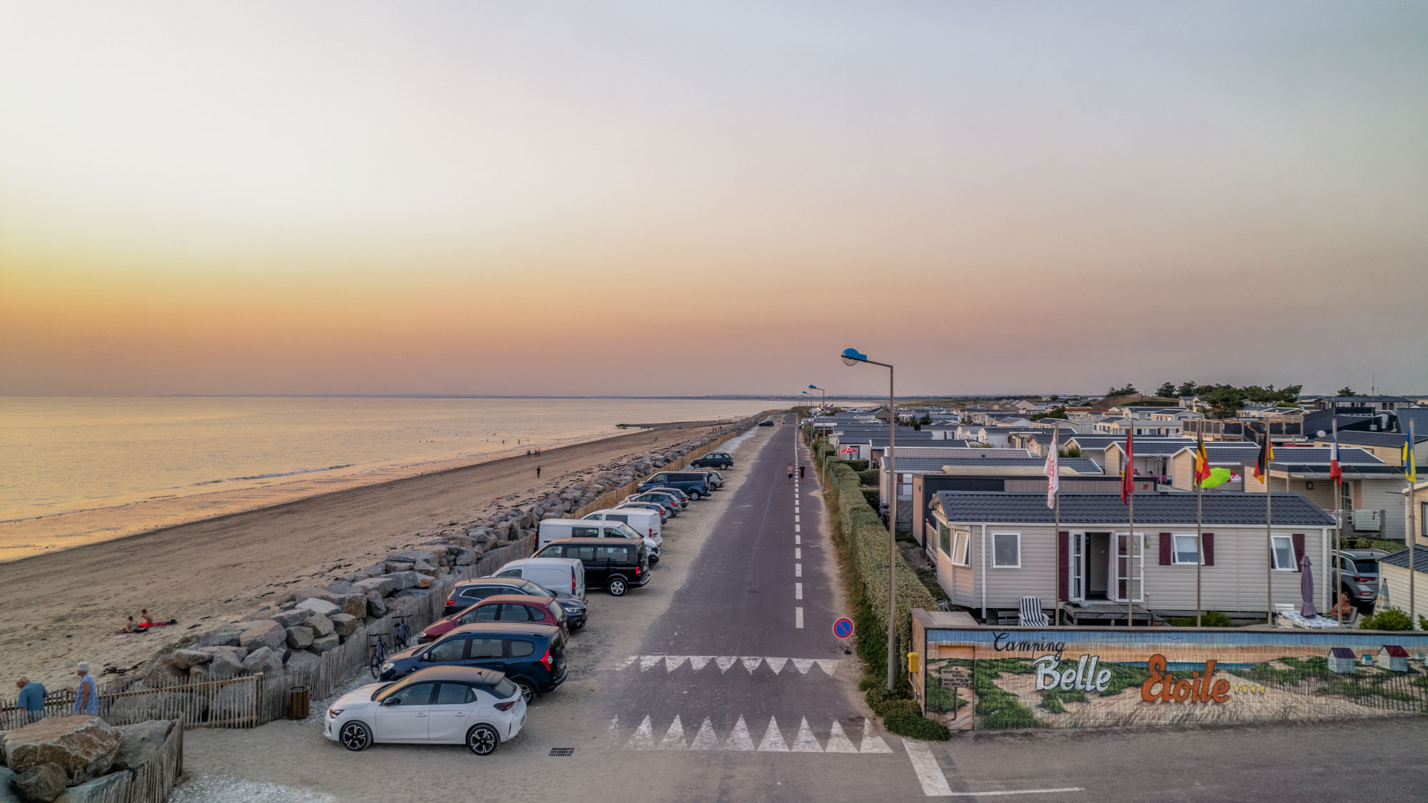 Normandische camping aan zee