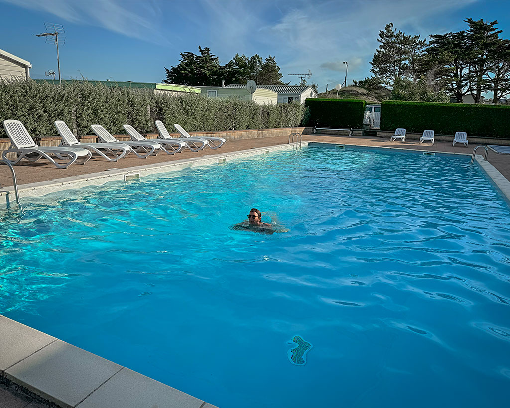 camping zwembad normandie
