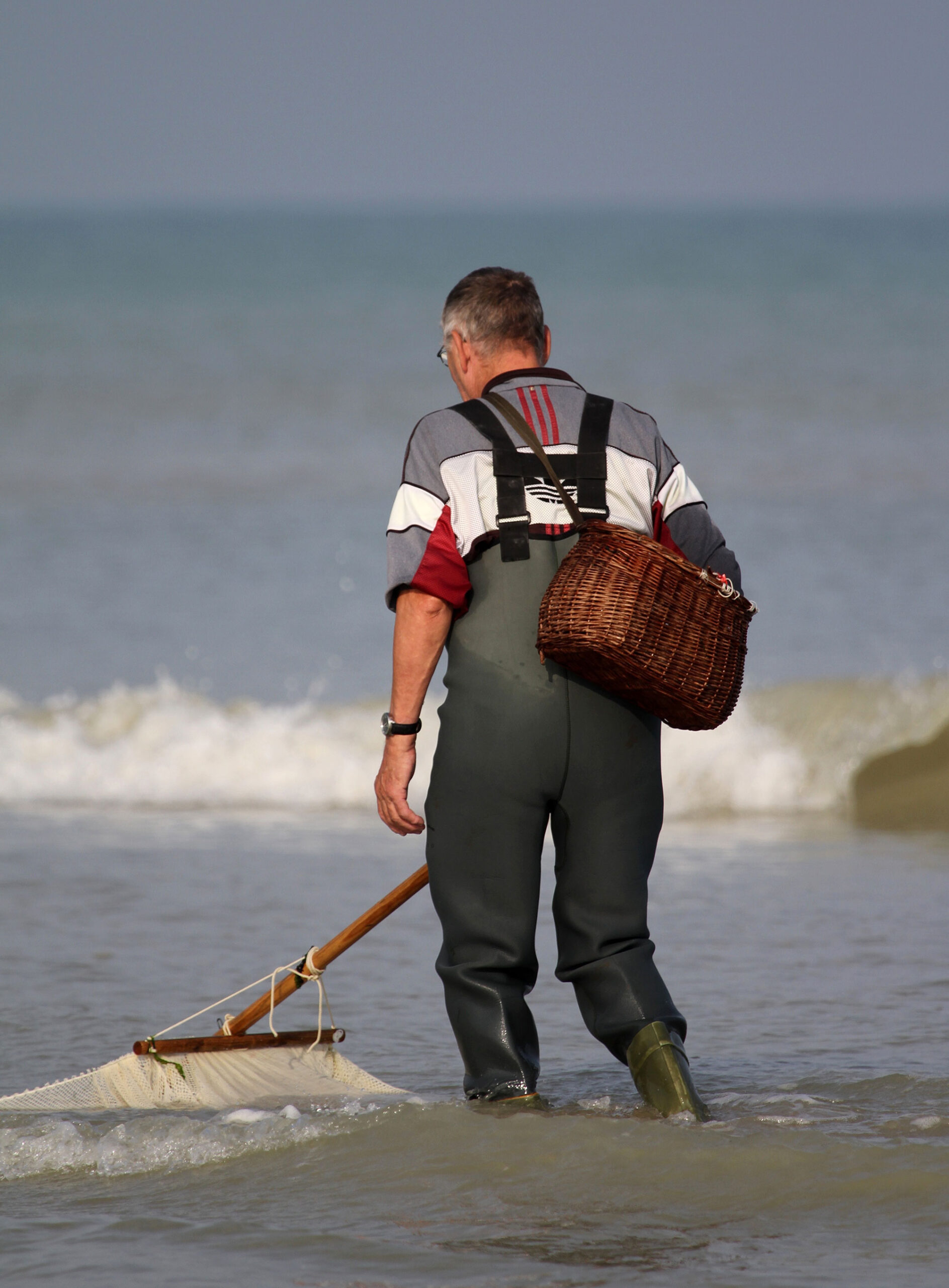 vissen te voet handgreep