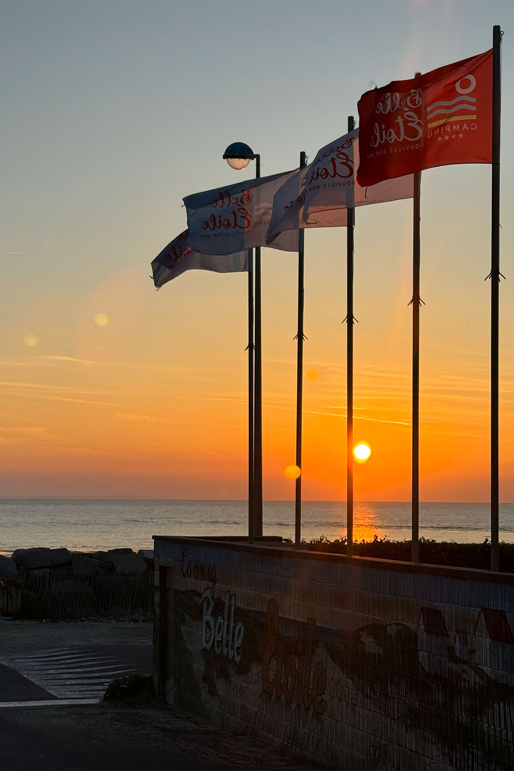 zonsondergang normandie
