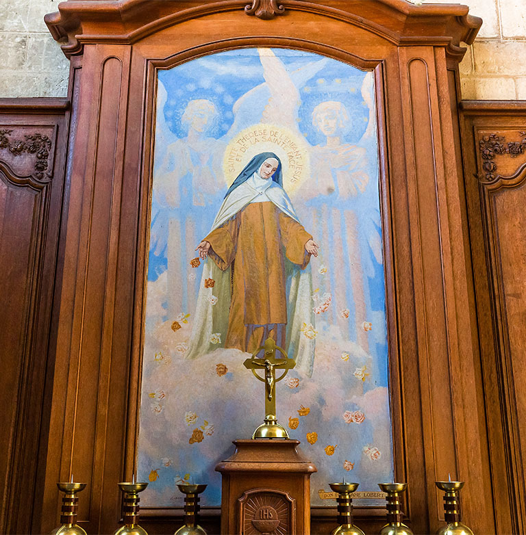 schatten van de basiliek van saint gervais